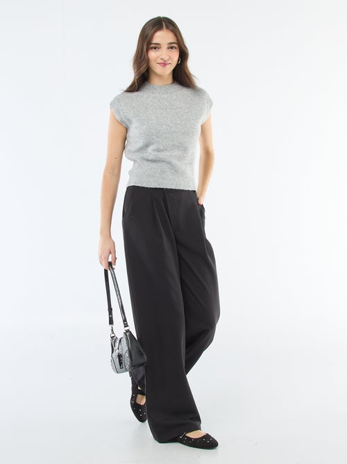 Pullover in maglia calda senza maniche - Kiabi