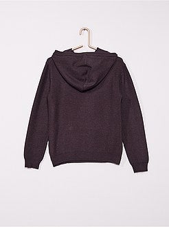 Pullover in maglia con cappuccio - Kiabi