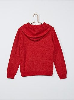 Pullover in maglia con cappuccio - Kiabi
