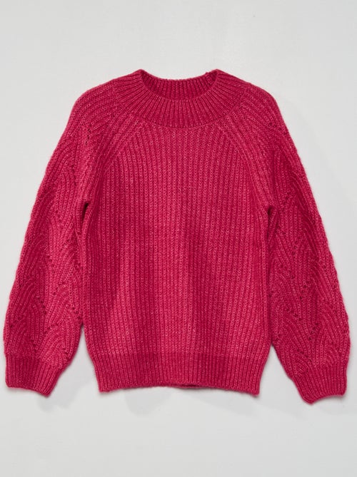 Pullover in maglia con paillettes fantasia - Kiabi