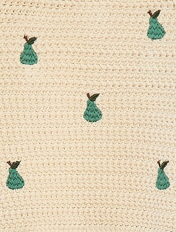 Pullover in maglia con ricamo 'pera'