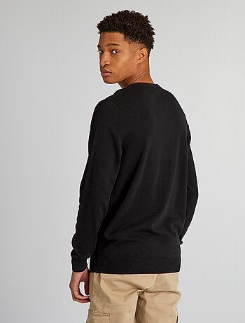 Pullover in maglia con scollo a V per persone più alte di 190 cm
