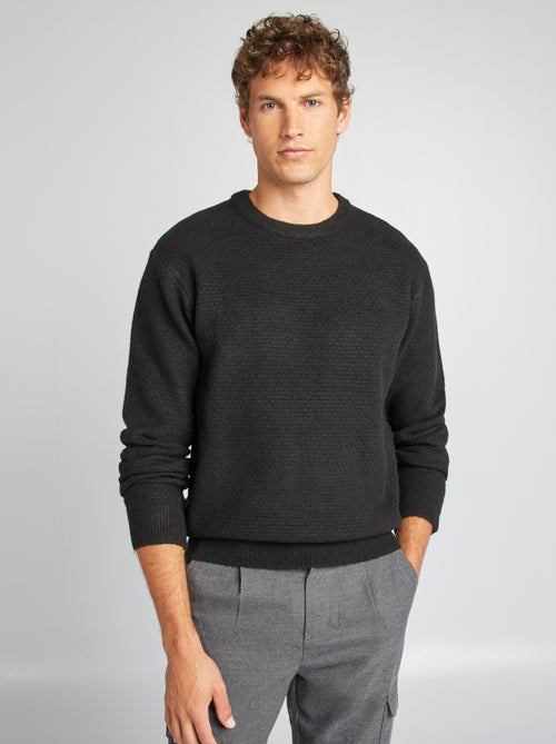 Pullover in maglia con scollo tondo - Kiabi