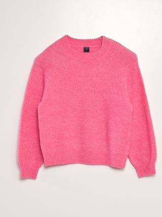 Pullover in maglia con scollo tondo