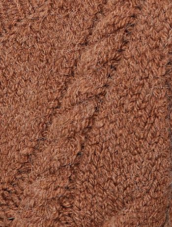 Pullover in maglia con trecce - MARRONE - Kiabi - 25.00€