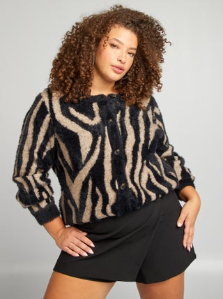 Pullover in maglia doudou 'Vero Moda Curve'