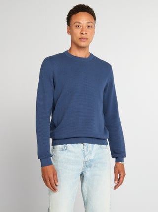 Pullover in maglia fantasia