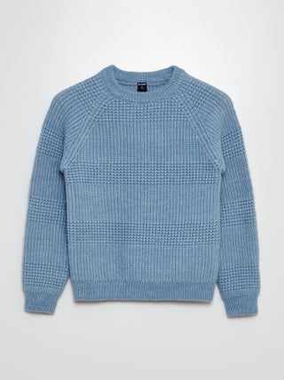 Pullover in maglia fantasia