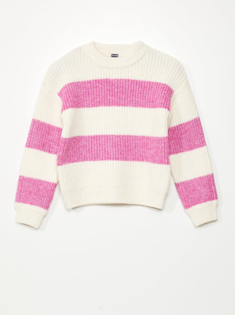 Pullover in maglia grossa VIOLA - Kiabi