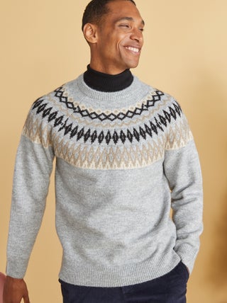 Pullover in maglia jacquard