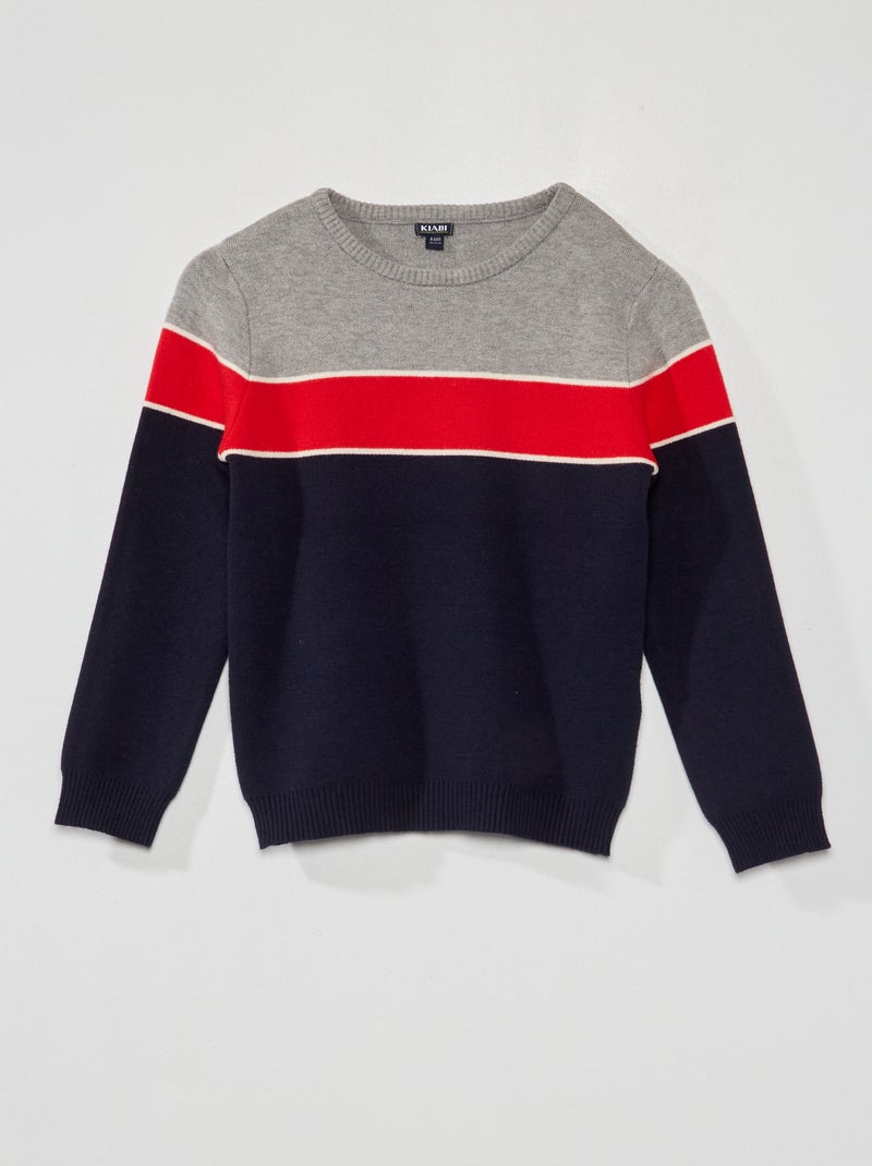Pullover in maglia jersey ROSSO - Kiabi