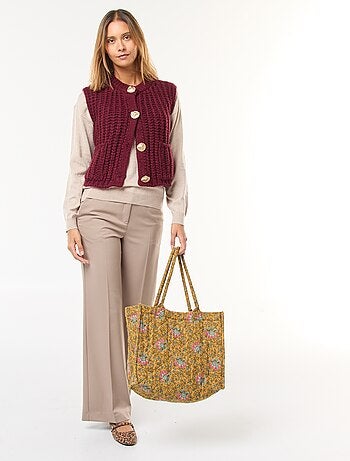 Pullover in maglia leggera scollo a V