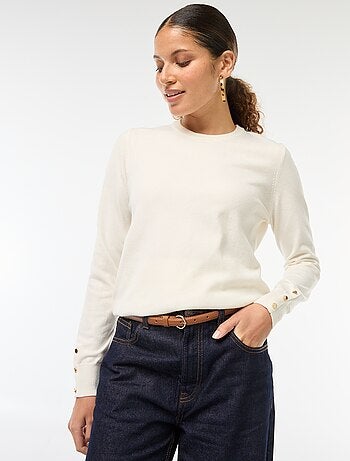Pullover in maglia (leggero scollo tondo