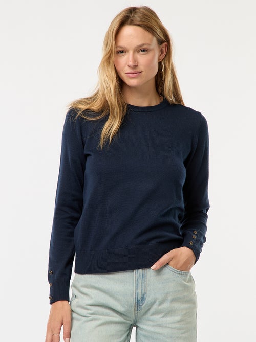 Pullover in maglia (leggero scollo tondo - Kiabi