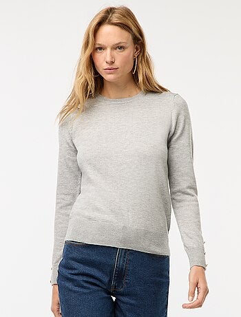 Pullover in maglia (leggero scollo tondo