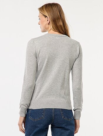 Pullover in maglia (leggero scollo tondo