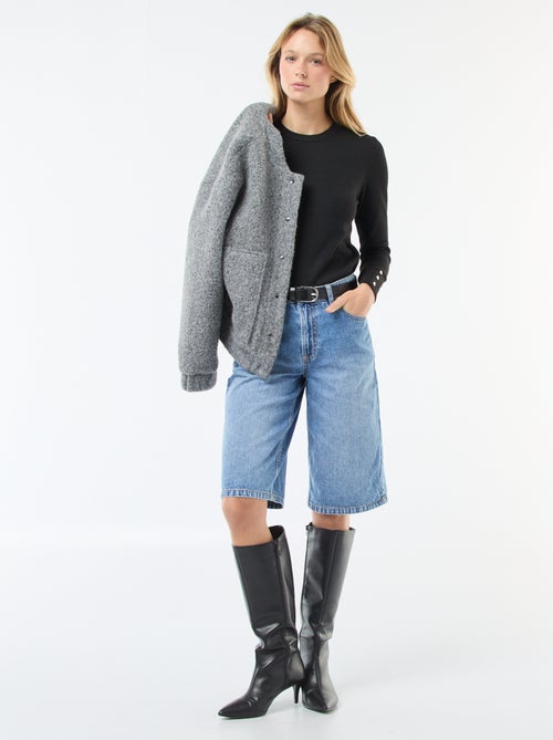 Pullover in maglia (leggero scollo tondo - Kiabi