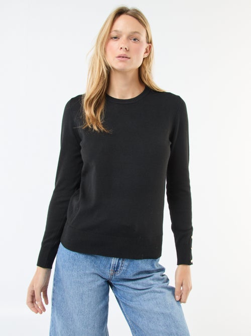 Pullover in maglia (leggero scollo tondo - Kiabi