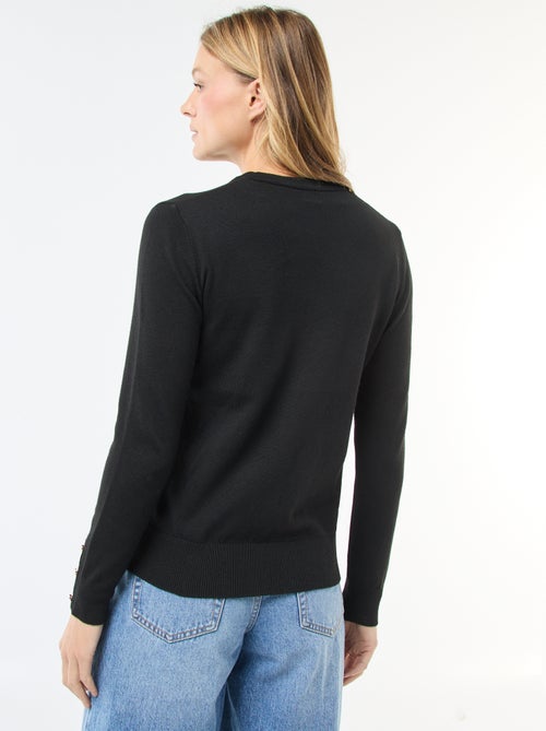 Pullover in maglia (leggero scollo tondo - Kiabi