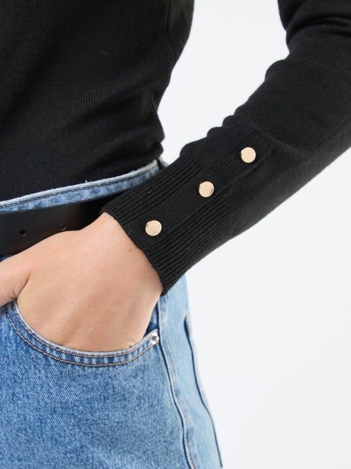 Pullover in maglia (leggero scollo tondo - Kiabi