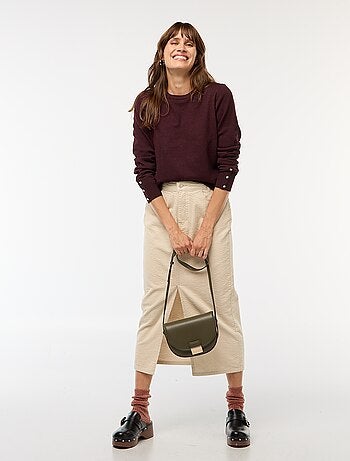 Pullover in maglia (leggero scollo tondo