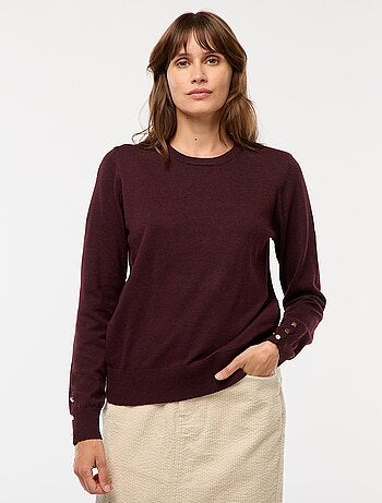 Pullover in maglia (leggero scollo tondo