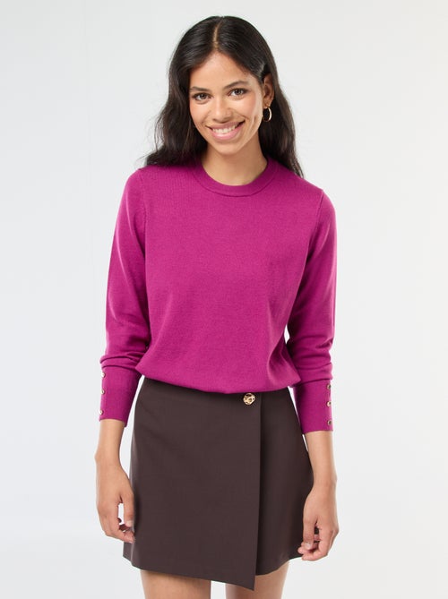Pullover in maglia (leggero scollo tondo - Kiabi