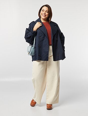 Pullover in maglia maniche corte
