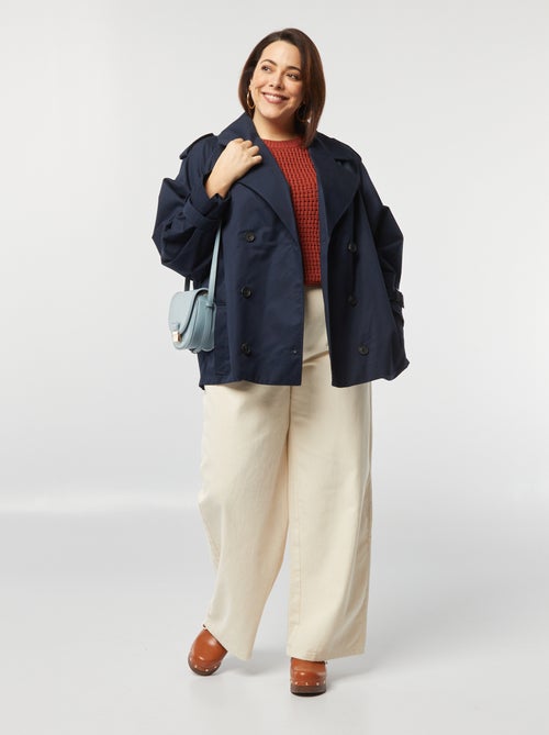 Pullover in maglia maniche corte - Kiabi