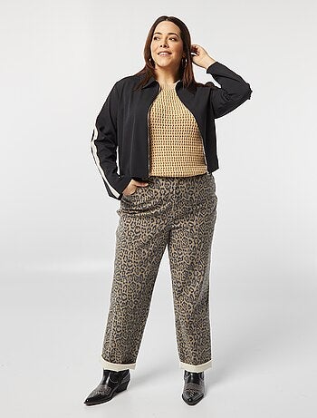 Pullover in maglia maniche corte