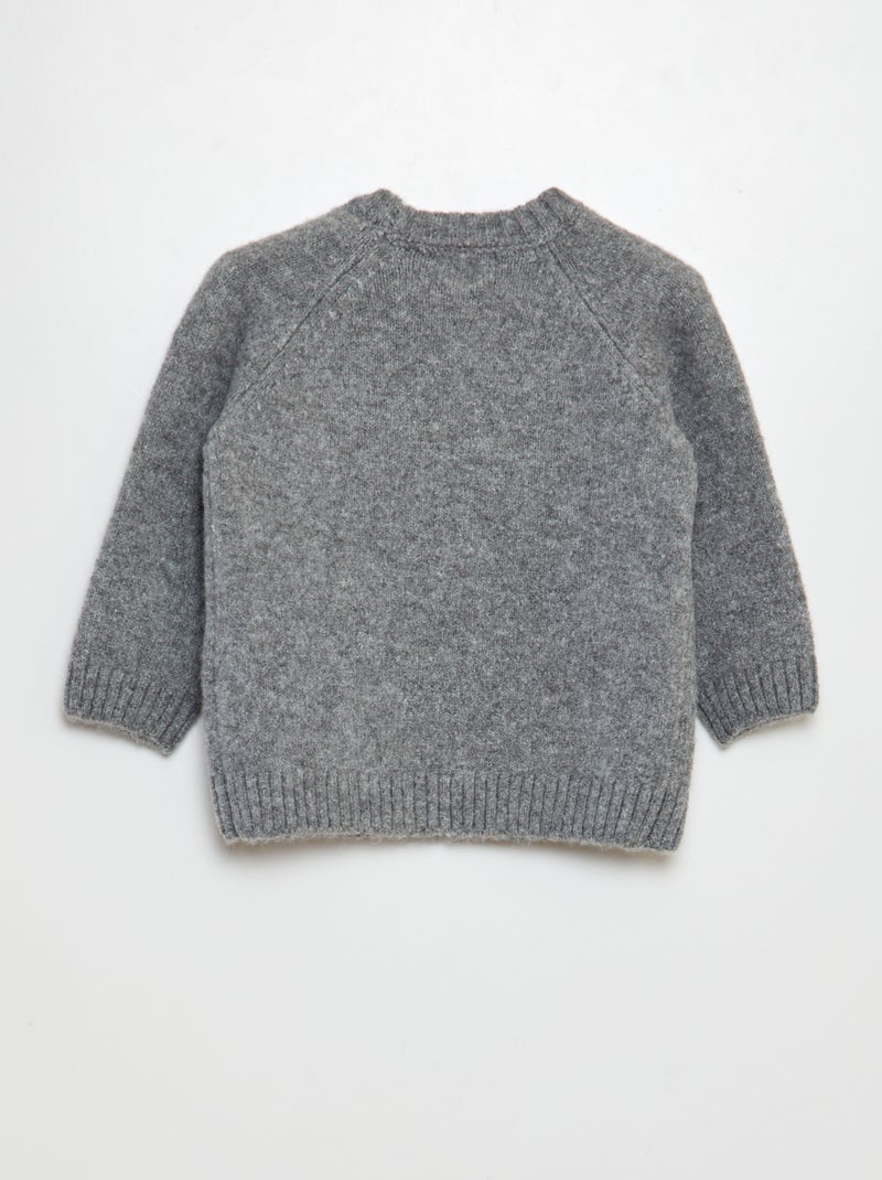 Pullover in maglia morbida GRIGIO - Kiabi