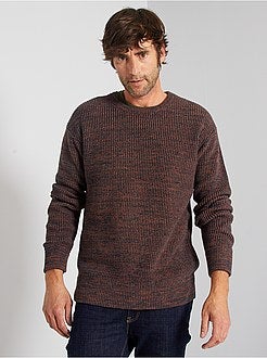 Pullover in maglia mouliné - Kiabi