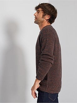 Pullover in maglia mouliné - Kiabi