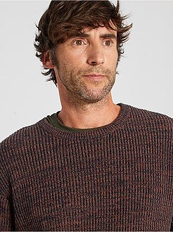 Pullover in maglia mouliné - Kiabi
