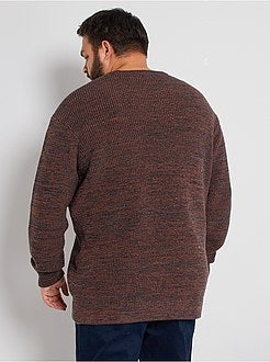 Pullover in maglia mouliné - Kiabi