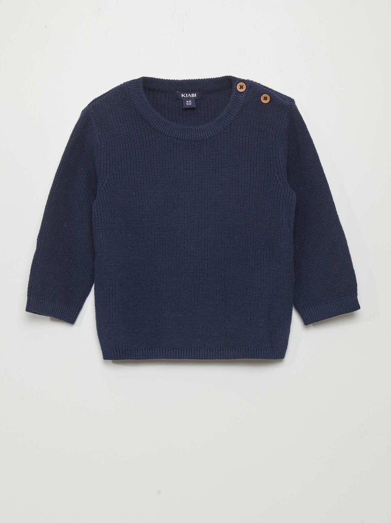 Pullover in maglia NERO - Kiabi