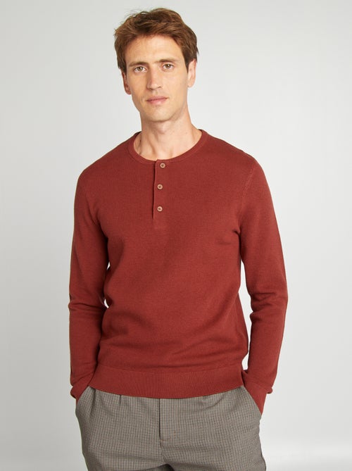 Pullover in maglia piqué - Kiabi