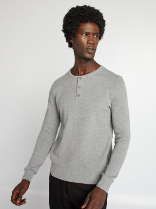 Pullover in maglia piqué