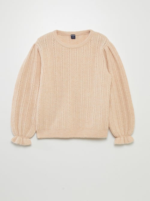 Pullover in maglia pointelle - Kiabi