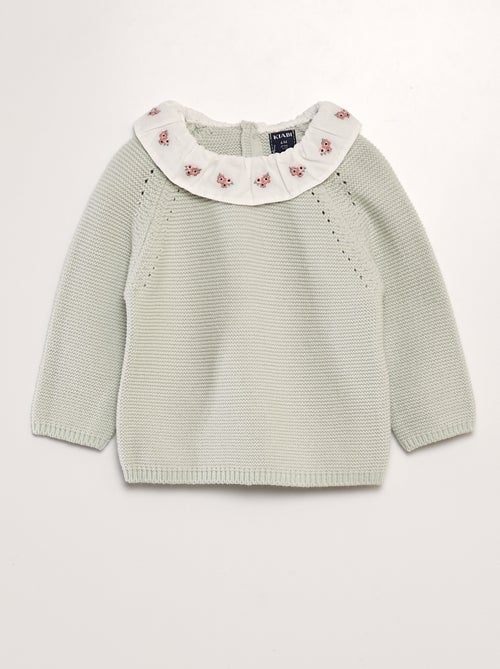 Pullover in maglia punto legaccio - Kiabi