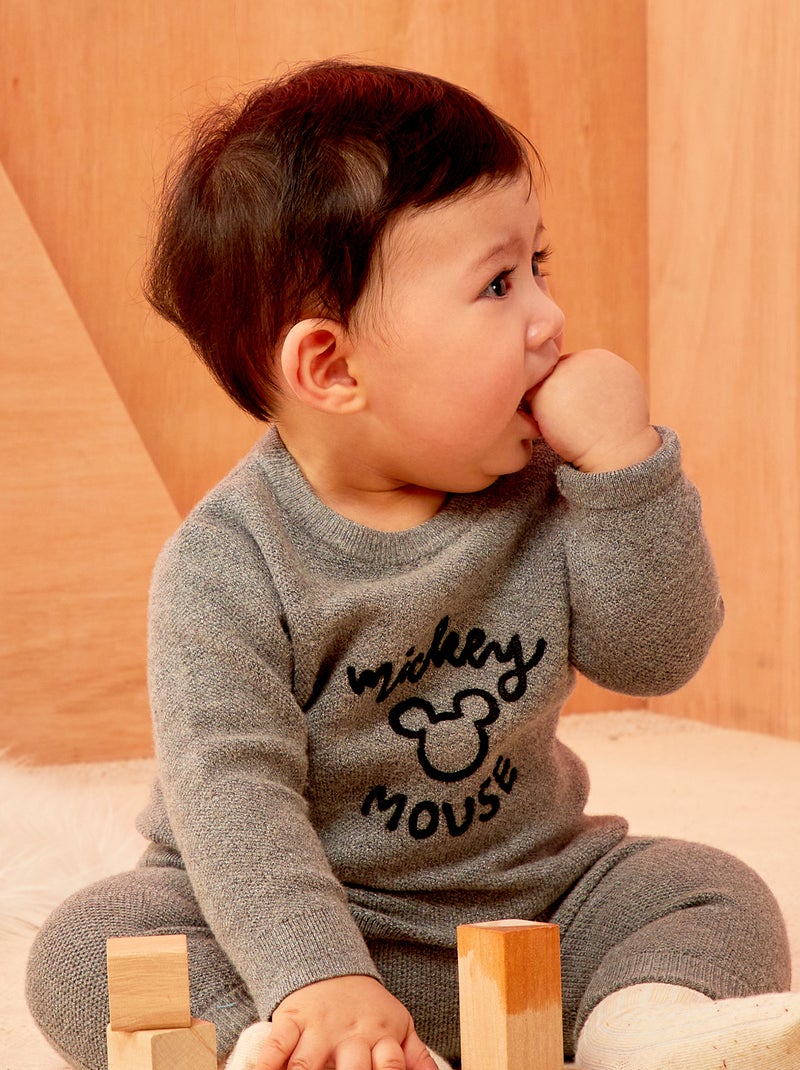Pullover in maglia 'Topolino' GRIGIO - Kiabi