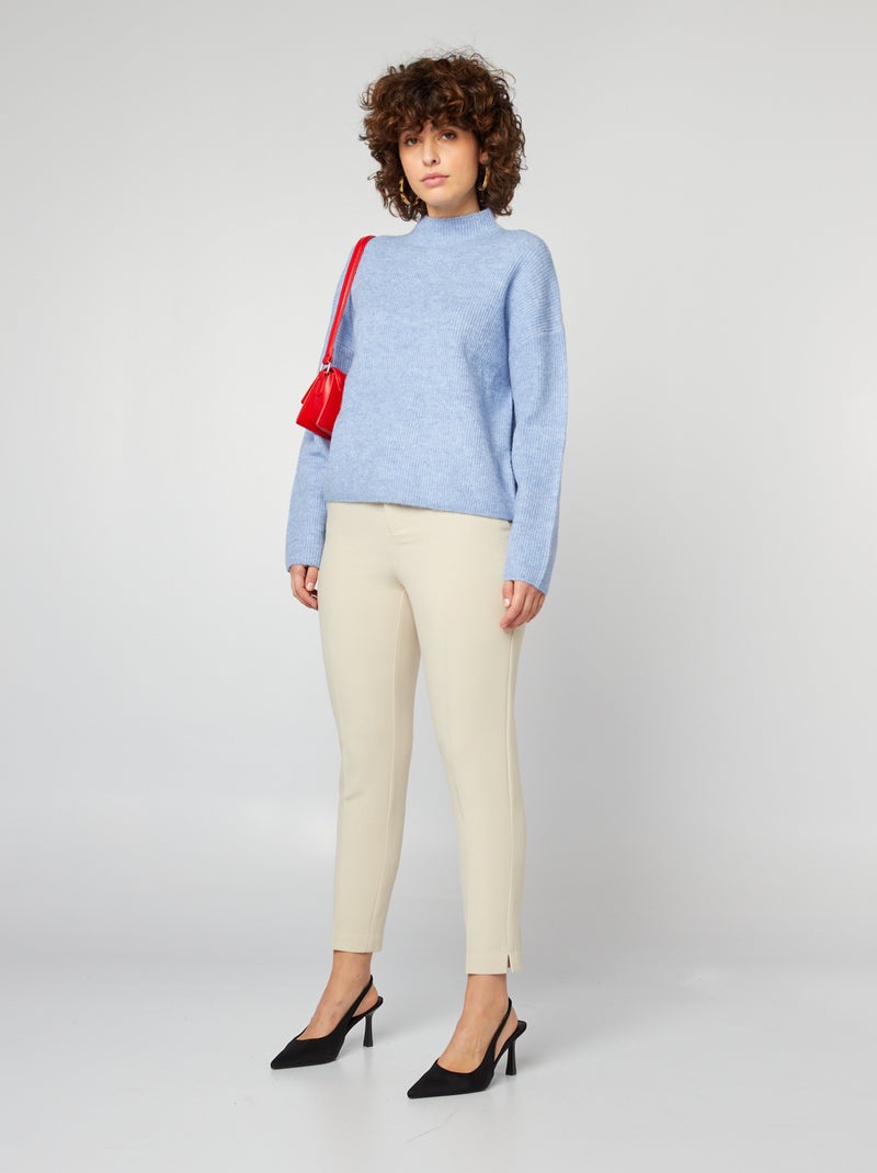 Pullover in misto lana BLU - Kiabi