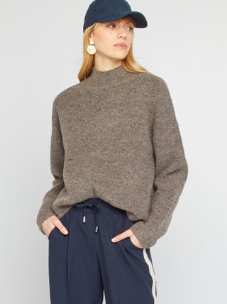 Pullover in misto lana