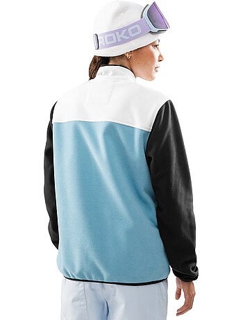 Pullover in pile a mezza zip donna donna vinicunca-w
