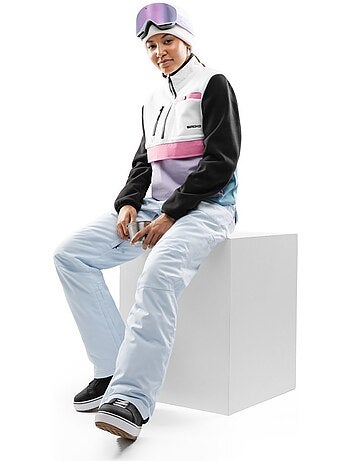 Pullover in pile a mezza zip donna donna vinicunca-w