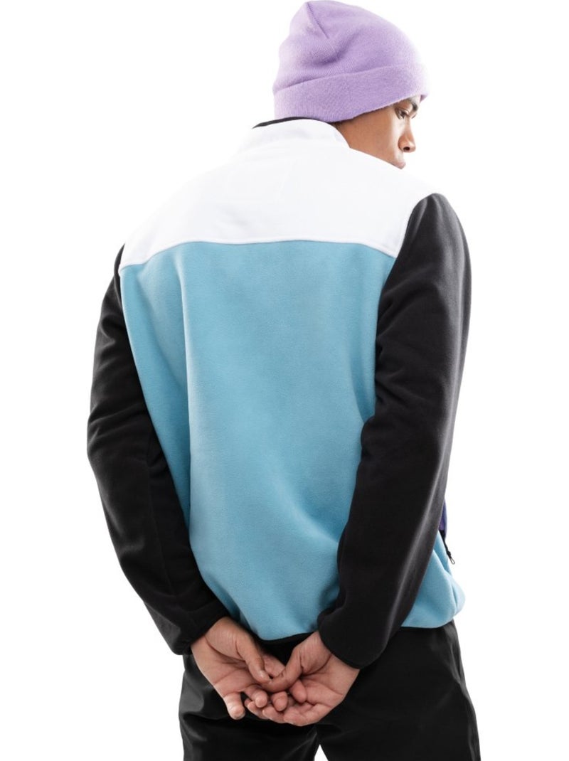 Pullover in pile a mezza zip uomo uomo vinicunca Bianco - Kiabi