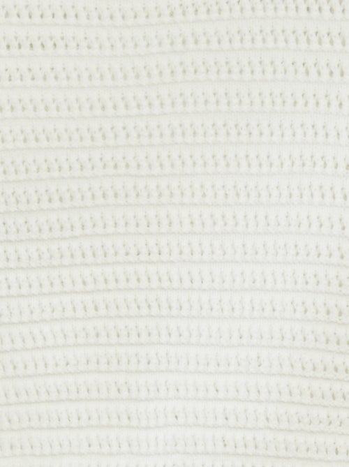 Pullover lavorato a maglia a maniche corte - Kiabi