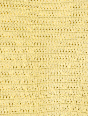 Pullover lavorato a maglia a maniche corte