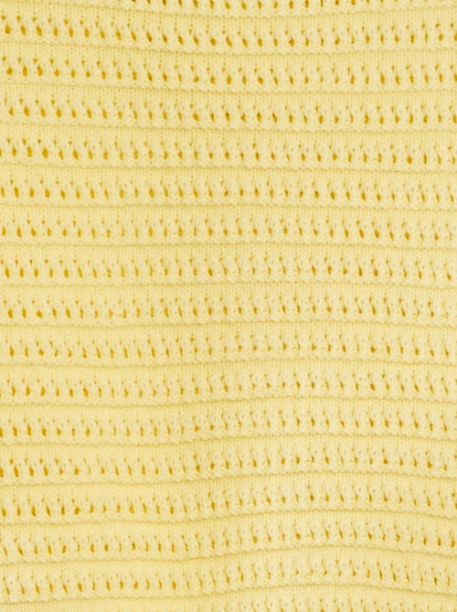 Pullover lavorato a maglia a maniche corte - Kiabi