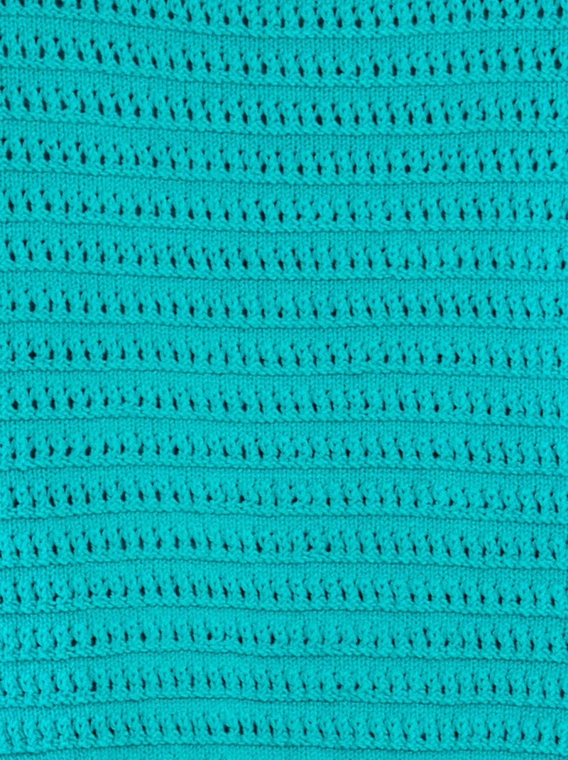 Pullover lavorato a maglia a maniche corte VERDE - Kiabi